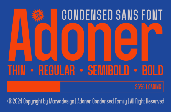 Adoner Condensed for Modern Web Design