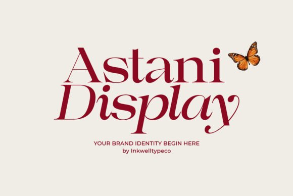 Astani Display: The Serif Typeface That Elevates Campaign Visuals
