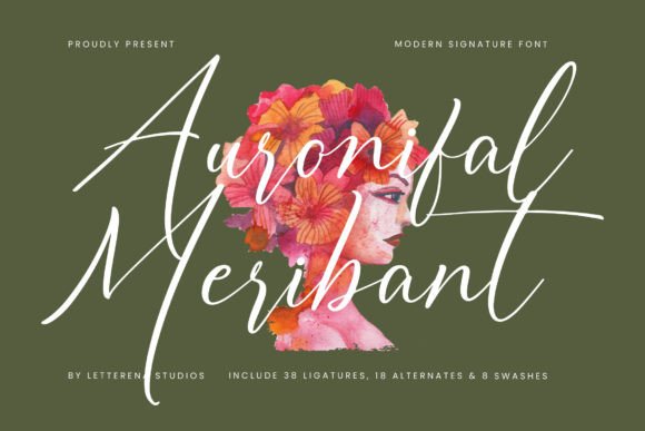 Auronifal Meribant: A Luxurious Script Font for Digital Design