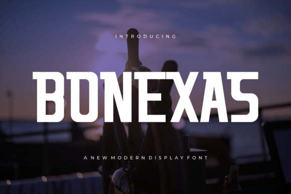 Bonexas Font for Modern Editorial Design