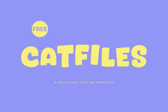 Catfiles: A Modern Display Font for Bold Branding
