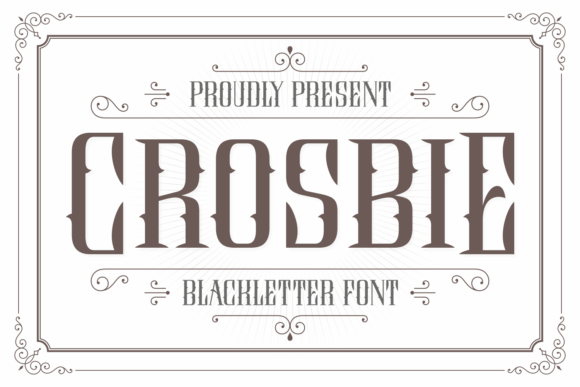 Crosbie Font for Modern Web Design