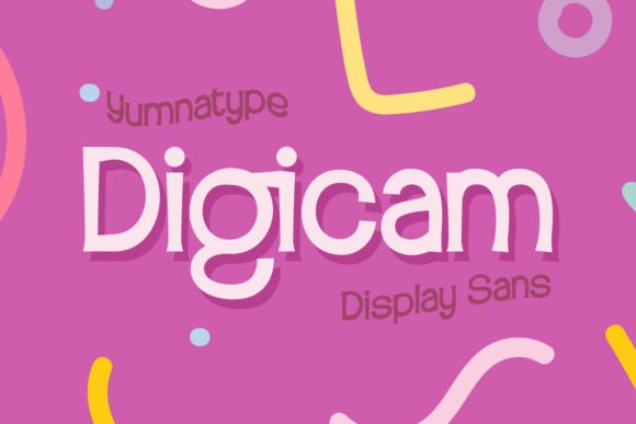 Digicam: A Playful Serif Font for Modern Editorial Design