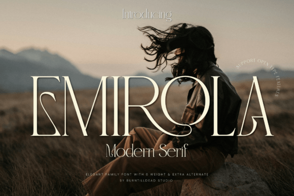 Emirola: A Serif Font That Elevates Campaign Design