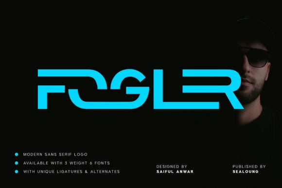 Fogler: A Modern Sans Serif Typeface for Editorial Design