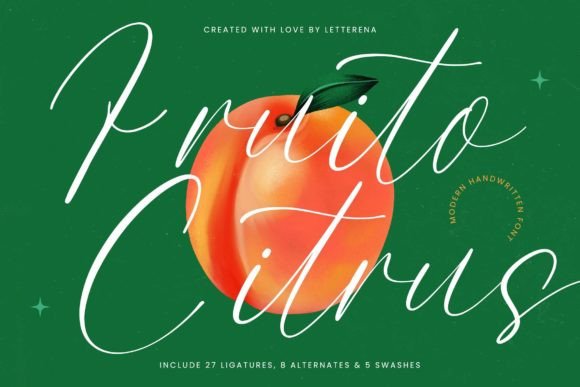 Fruito Citrus Font for Web Design