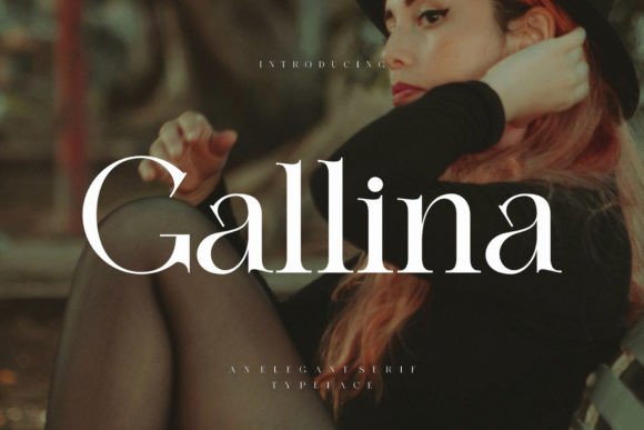 Gallina: A Modern Serif Typeface for Digital Branding