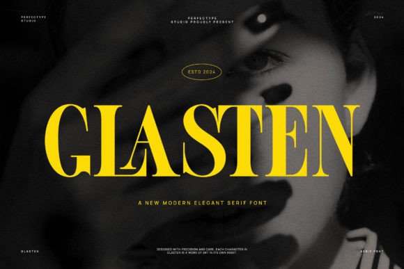 Glasten: A Serif Font That Elevates Handmade Creations
