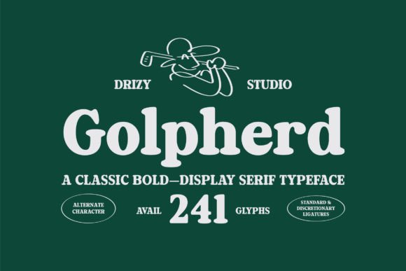 Golpherd Serif Font for Web Design