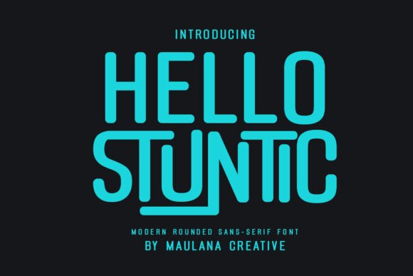 Hello Stuntic: A Designer’s Take on a Bold Sans Serif
