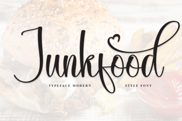 Junkfood Font: A Modern Handwritten Style for Branding Projects