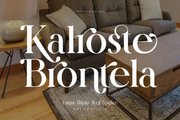 Kalroste Brontela: A Modern Serif for Editorial Design