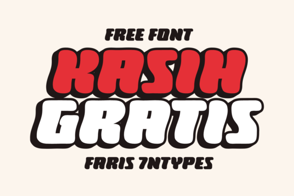 Kasih Gratis: A Free Display Font for Editorial Design
