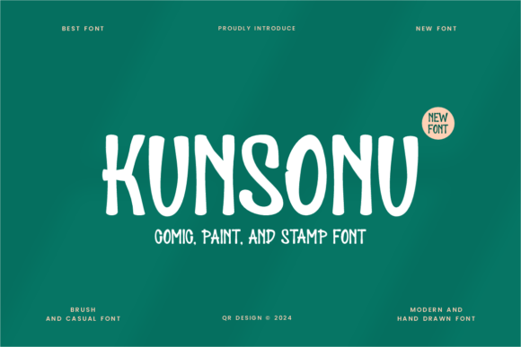 Kunsonu Font for Handmade Creations