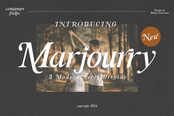 Marjourry: A Modern Serif Font for Bold Branding