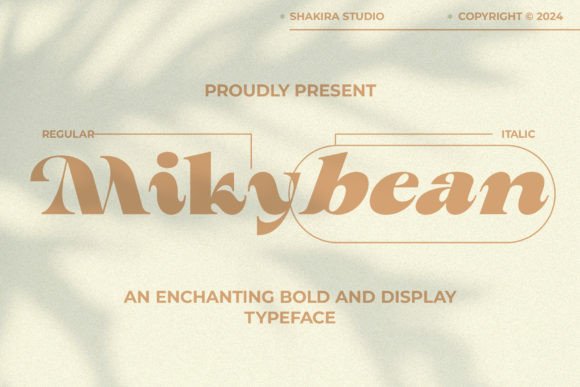 Mikybean Serif Font for Branding and Design
