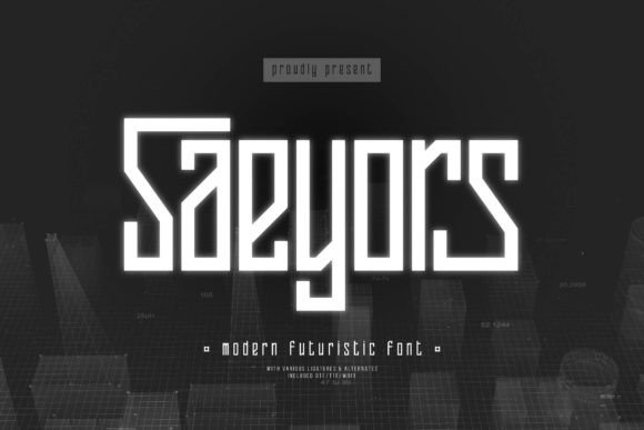 Modern Typography with Saeyors for Editorial Design
