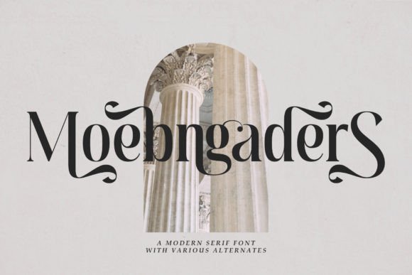 Moebngaders: A Font That Elevates Brand Identity