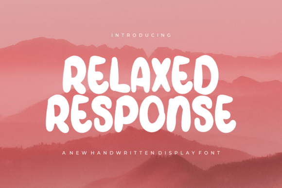 Relaxed Response Font for Business Branding