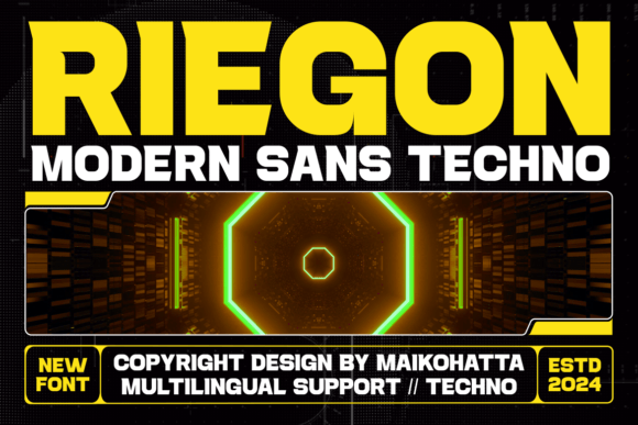 Riegon: A Designer's Take on a Modern Sans Serif