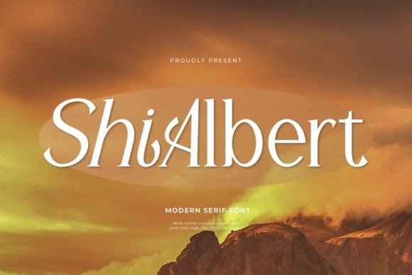 Shialbert: A Modern Serif Font for Polished Branding