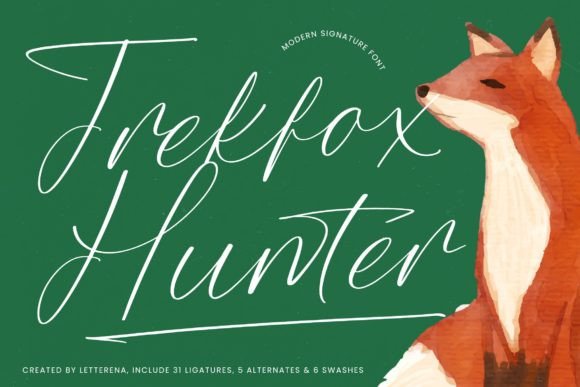 Trekfox Hunter Font for Modern Brand Campaigns