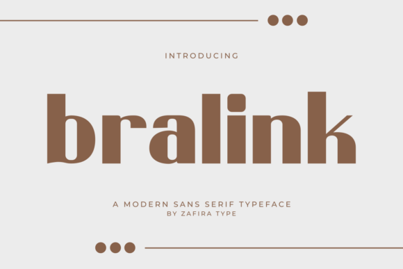 Why Bralink Is the Perfect Sans Serif Font for Your Brand