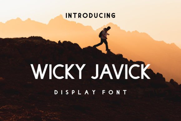 Wicky Javick: A Modern Sans Serif Font for Editorial Design